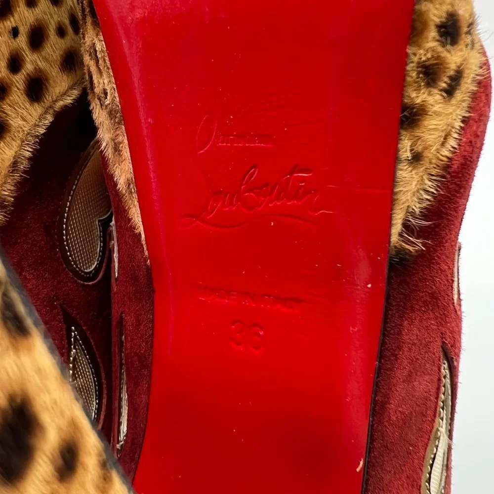 🌷❤️🔥FINAL SALE 🔥 NO OFFERS🌷💥Christian Louboutin Miralep 140 36 - Picture 8 of 8